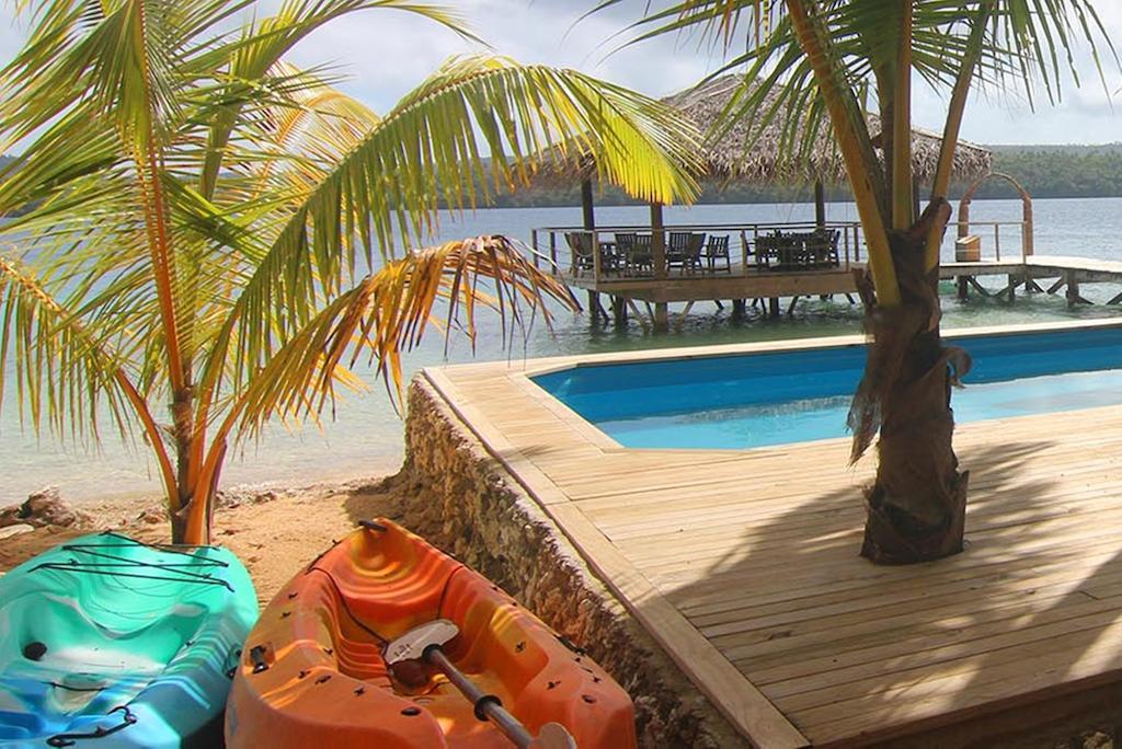 Tongan Beach Resort Utungake Bagian luar foto